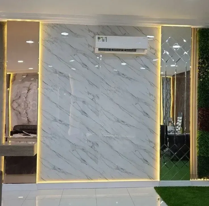 ألواح بديل الرخام المضيء